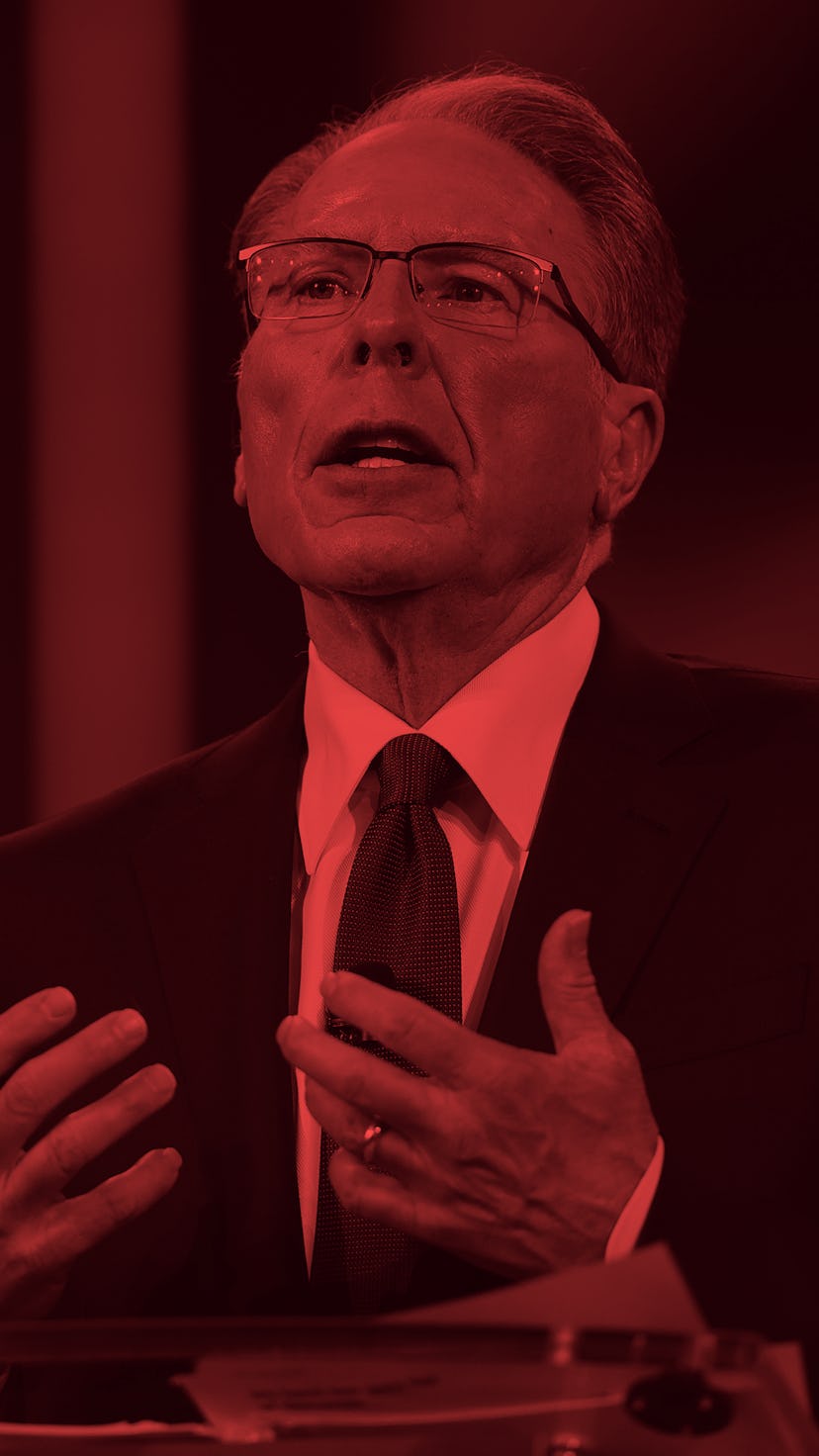 ORLANDO, FLORIDA - FEBRUARY 28: Wayne LaPierre, National Rifle Association, addresses the Conservati...
