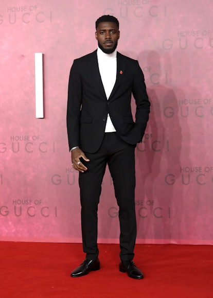 LONDON, ENGLAND - NOVEMBER 09:  Tega Alexander attends the UK Premiere Of "House of Gucci" at the Od...