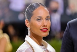 NEW YORK, NEW YORK - SEPTEMBER 13: Alicia Keys attends The 2021 Met Gala Celebrating In America: A L...