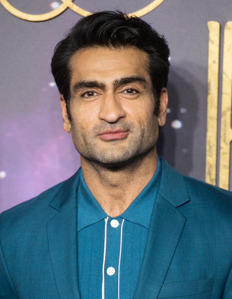 LONDON, ENGLAND - OCTOBER 27: Kumail Nanjiani attend the "The Eternals" UK Premiere at BFI IMAX Wat...