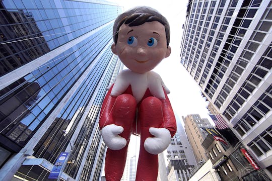 NEW YORK, NEW YORK - NOVEMBER 22: 2018 Elf on the Shelf balloon is seen during the Macy's Thanksgi...