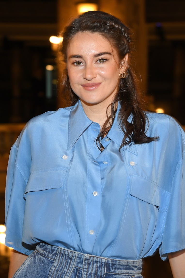 PARIS, FRANCE - MARCH 02: (EDITORIAL USE ONLY) Shailene Woodley attends the Stella McCartney show as...