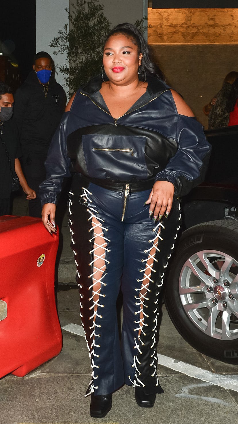 LOS ANGELES, CA - OCTOBER 26: Lizzo is seen on October 26, 2021 in Los Angeles, California. (Photo ...