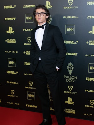 PARIS, FRANCE - NOVEMBER 29: Actor Tom Holland attends the Ballon D'Or  photocall at Theatre du Chat...