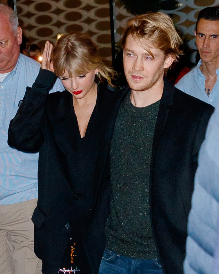 NEW YORK, NEW YORK - OCTOBER 06: Taylor Swift and Joe Alwyn depart Zuma on October 06, 2019 in New Y...