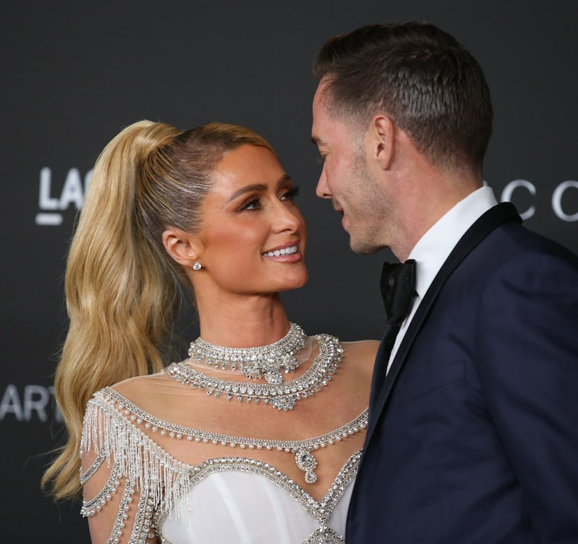 LOS ANGELES, CA - NOVEMBER 06: Paris Hilton attends the 10th Annual LACMA Art+Film Gala on Saturday,...