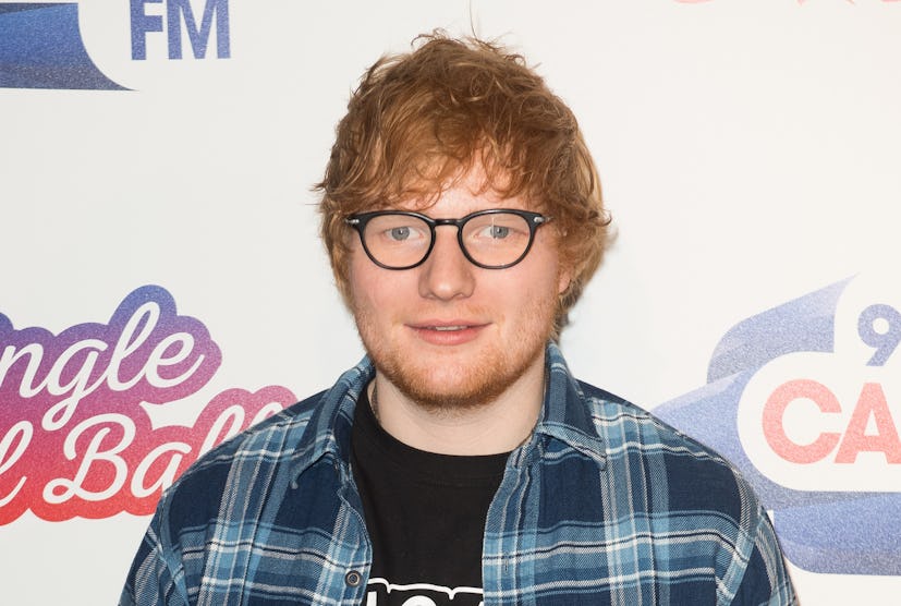 LONDON, ENGLAND - DECEMBER 10:  Ed Sheeran attends the Capital FM Jingle Bell Ball with Coca-Cola at...