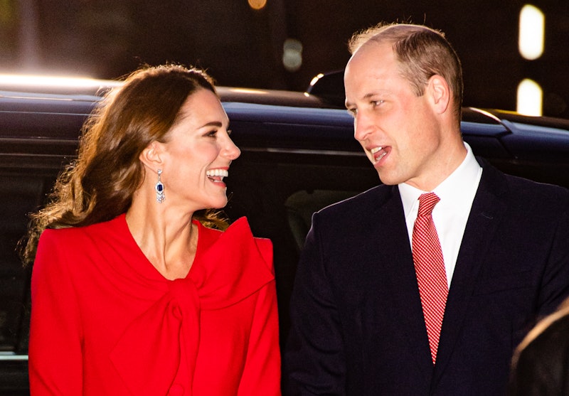 LONDON, ENGLAND - DECEMBER 08: Prince William, Duke of Cambridge and Catherine, Duchess of Cambridge...
