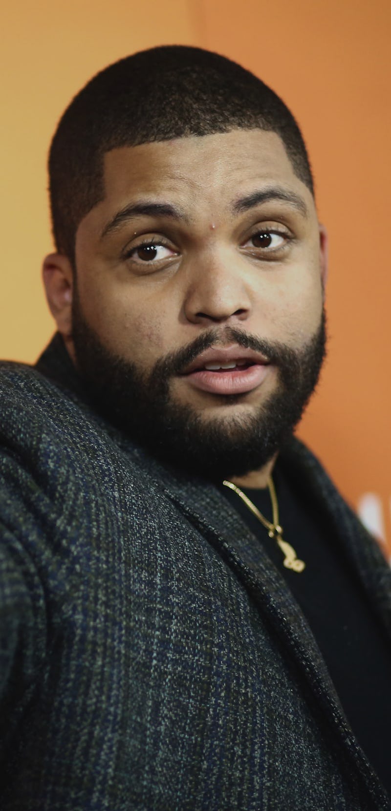 LOS ANGELES, CALIFORNIA - JANUARY 06: O'Shea Jackson Jr. attends the LA Community Screening of Warne...