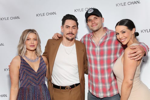 LOS ANGELES, CALIFORNIA - JUNE 16: (L-R) Vanderpump Rules cast Ariana Madix, Tom Sandoval, Tom Schwa...