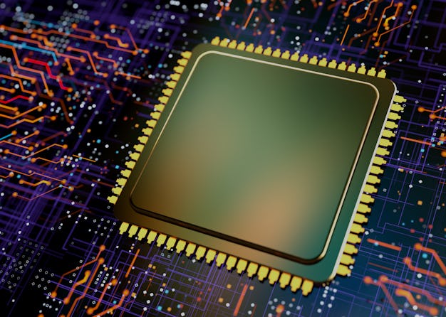 Central Computer Processor digital concept