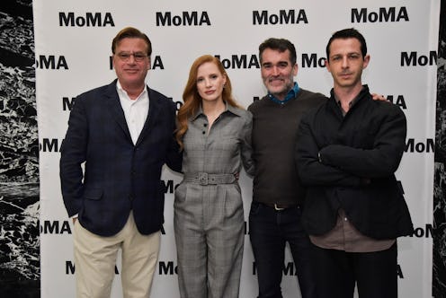 NEW YORK, NY - NOVEMBER 17: director Aaron Sorkin, Jessica Chastain, Brian d'Arcy James and Jeremy S...