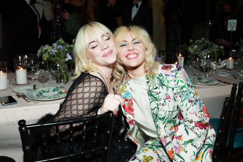 Billie Eilish and Miley Cyrus attend the 10th Annual LACMA ART+FILM GALA honoring Amy Sherald, Kehin...