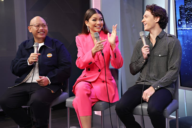 While promoting 'Spider-Man: No Way Home,' Zendaya, Tom Holland, and Jacob Batalon took a trip down ...