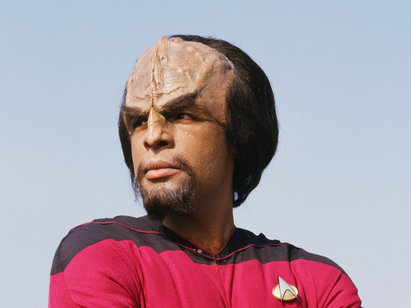 LOS ANGELES, CA - 1987:  Actor Michael Dorn, who plays Lt. Worf in the TV show "Star Trek-The Next G...