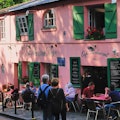 Café restaurant "La Maison Rose" in Paris is one of the 'Emily in Paris' filming locations you can v...