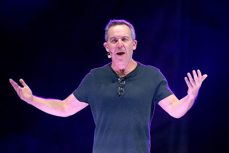 CEDAR PARK, TEXAS - OCTOBER 11: Greg Gutfeld performs as part of the "Tailgate Series" parking lot ...