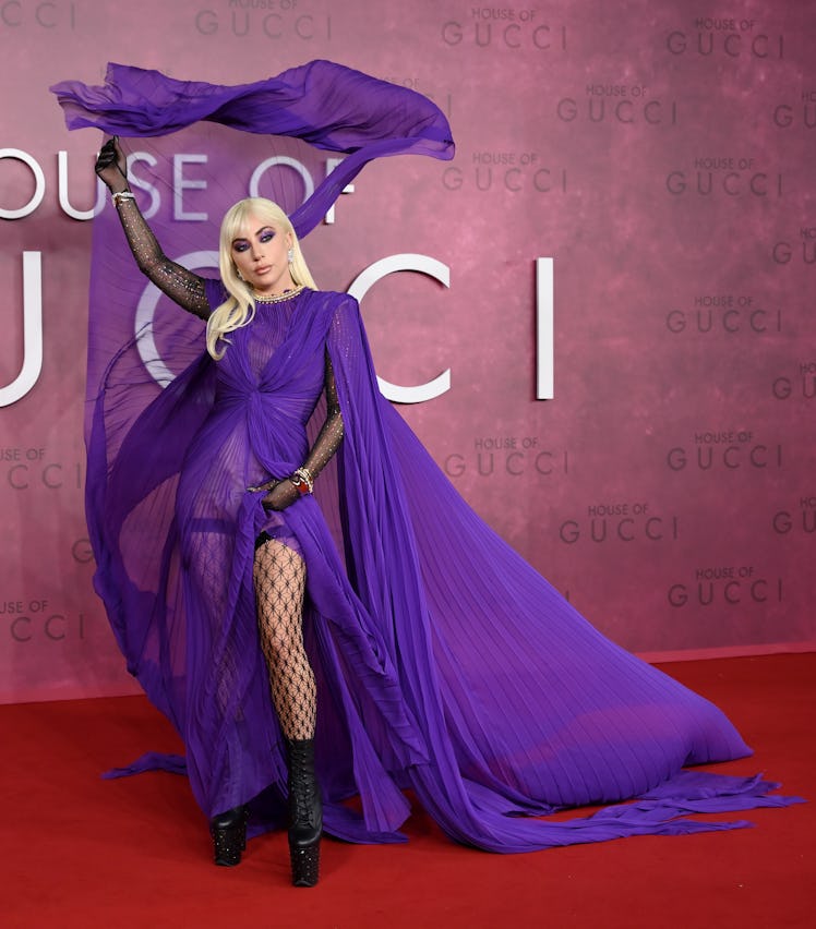 Lady Gaga attends the UK Premiere Of "House of Gucci" 