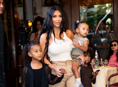 North West got in trouble with her mother, Kim Kardashian, for going live on TikTok without her perm...