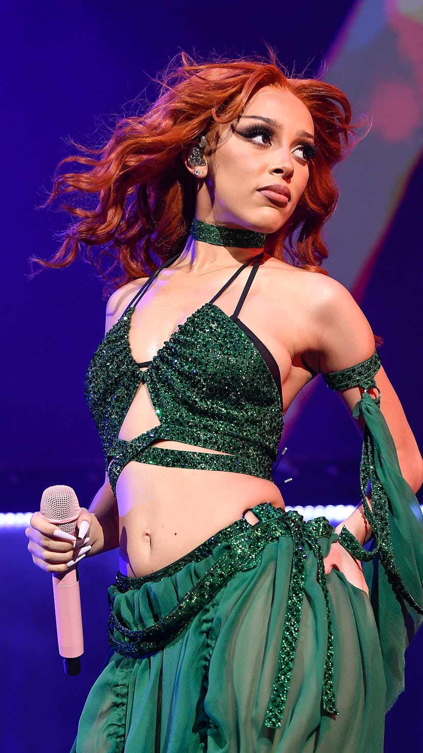 Doja Cat was one of the artists who commanded TikTok in 2021.