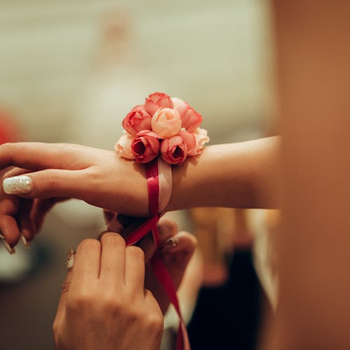 wristlet bouquet 