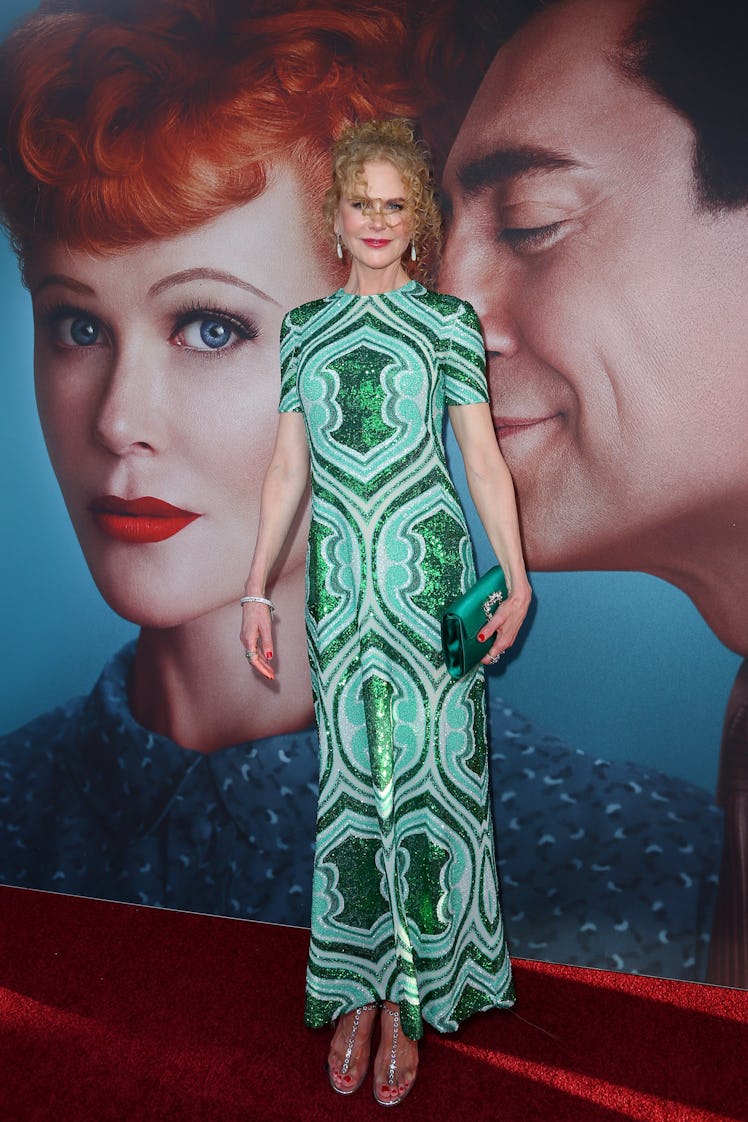 Nicole Kidman attends the Australian premiere of Being The Ricardos 