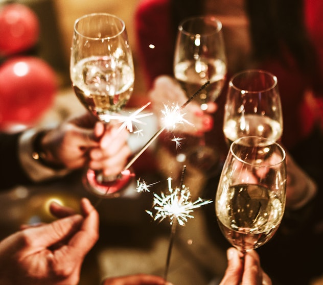 Celebrate New Year's Eve with kids with a fun toast.
