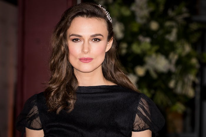 LONDON, ENGLAND - FEBRUARY 18: Keira Knightley attends "The Aftermath" World Premiere held at The Pi...