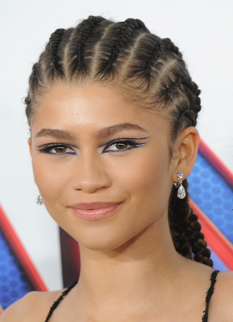 Zendaya debuts auburn hair on Instagram.