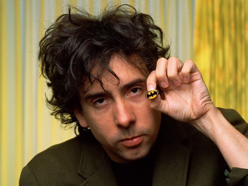 WEST HOLLYWOOD, CA - 1989: Director of the first "Batman" movie and "Batman Returns," Tim Burton, p...