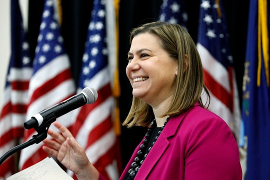 ROCHESTER, MI - DECEMBER 16: U.S. Rep Elissa Slotkin (D-MI) speaks with her constituents at a Town H...