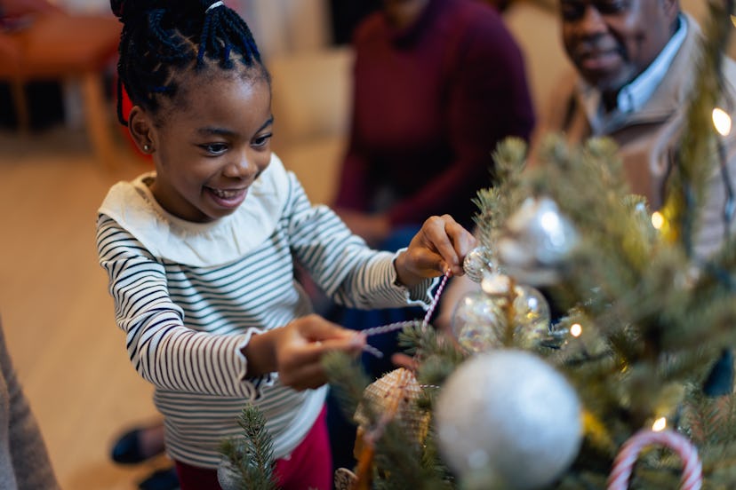 Celebrate New Year's Eve with kids by making a resolution tree together.