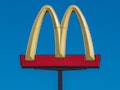 PENNSYLVANIA, UNITED STATES - 2021/11/07: A McDonald's logo sign is seen in Bloomsburg. (Photo by Pa...