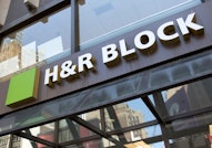 Accounting offices of H&R Block in New York,. (Photo by: Newscast/Universal Images Group via Getty I...