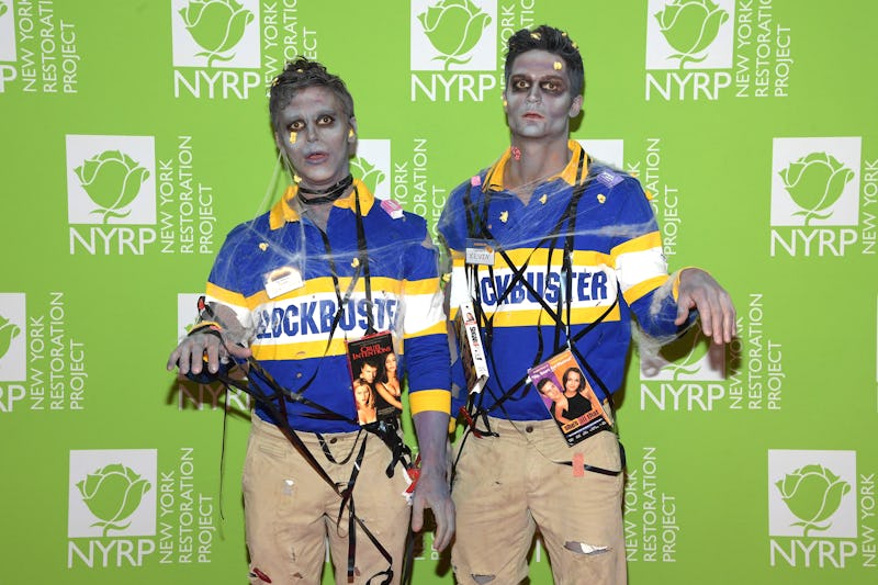 Antoni Porowski and Kevin Harrington attend Bette Midler's Hulaween at New York Midtown Hilton on Oc...