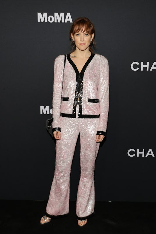 NEW YORK, NEW YORK - DECEMBER 14: Riley Keough, wearing CHANEL, attends the Museum of Modern Art Fil...