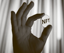 NFT in hand