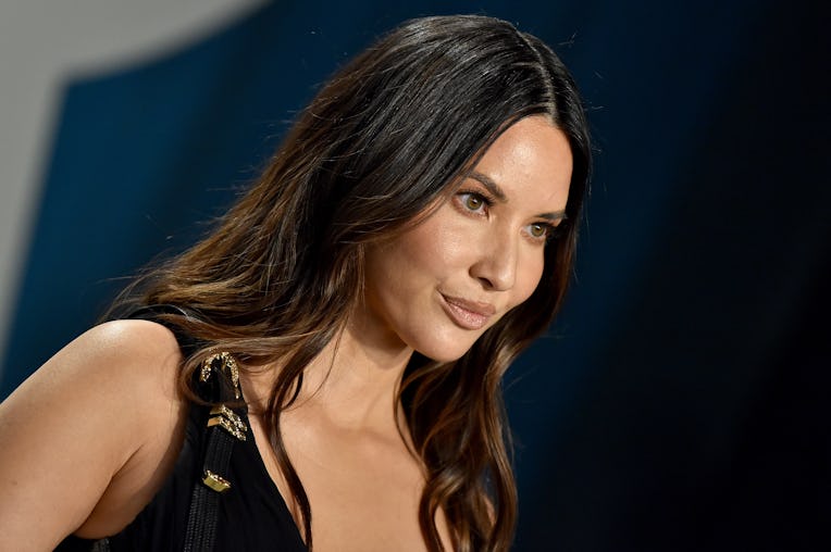 BEVERLY HILLS, CALIFORNIA - FEBRUARY 09: Olivia Munn attends the 2020 Vanity Fair Oscar Party hosted...