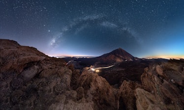Photograph of the panoramic view that can be seen of the Teide National Park in Tenerife, Canary Isl...