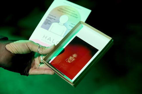 An aura reading photograph showing a red aura color. What's a spiritual aura? An expert explains the...