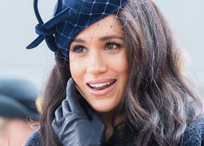 LONDON, ENGLAND - NOVEMBER 07: Meghan, Duchess of Sussex attends the 91st Field of Remembrance at W...