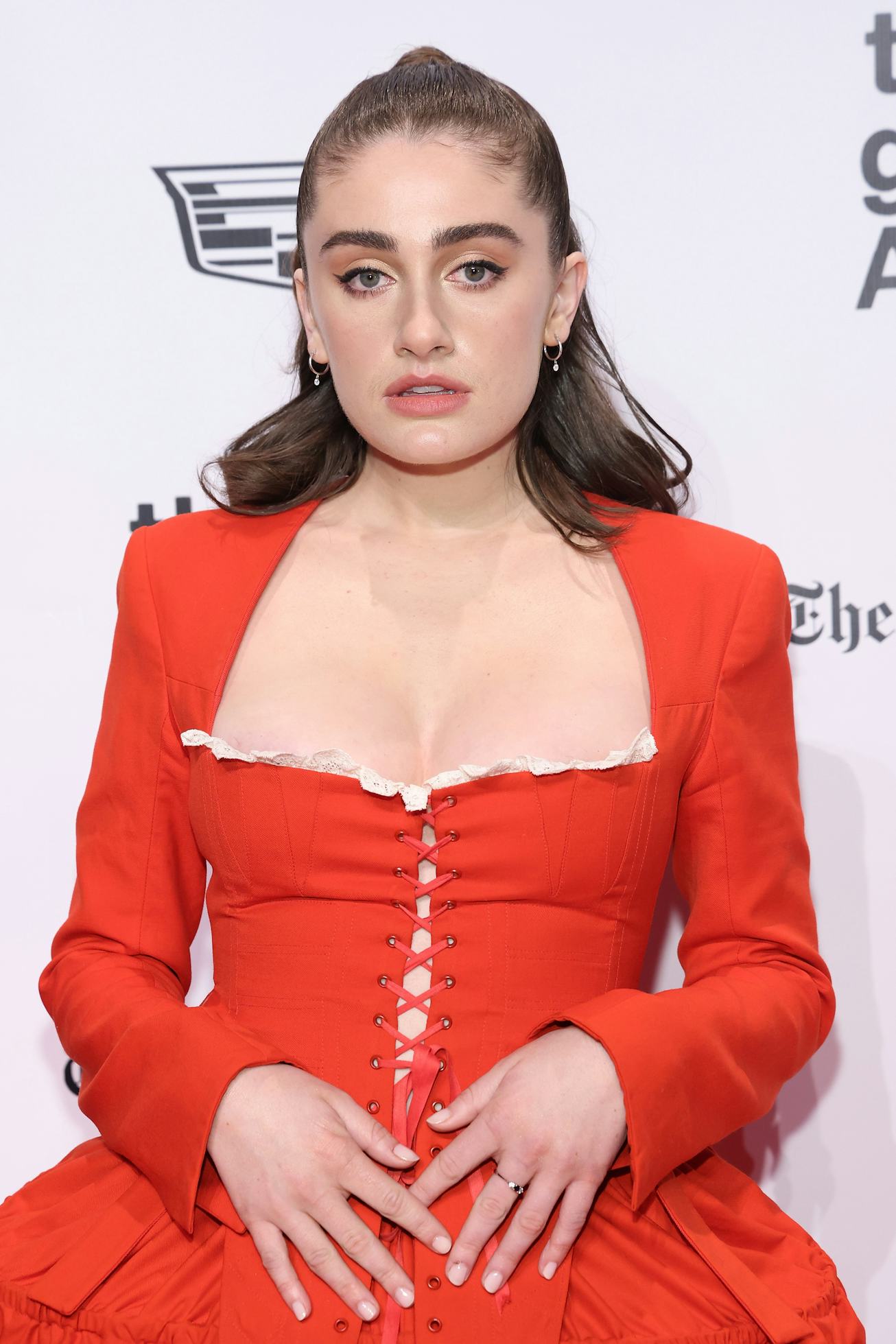 NEW YORK, NEW YORK - NOVEMBER 29: Rachel Sennott attends the 2021 Gotham Awards at Cipriani Wall Str...