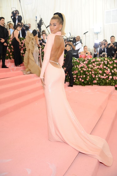 Hailey Bieber attends The 2019 Met Gala Celebrating Camp: Notes On Fashion 
