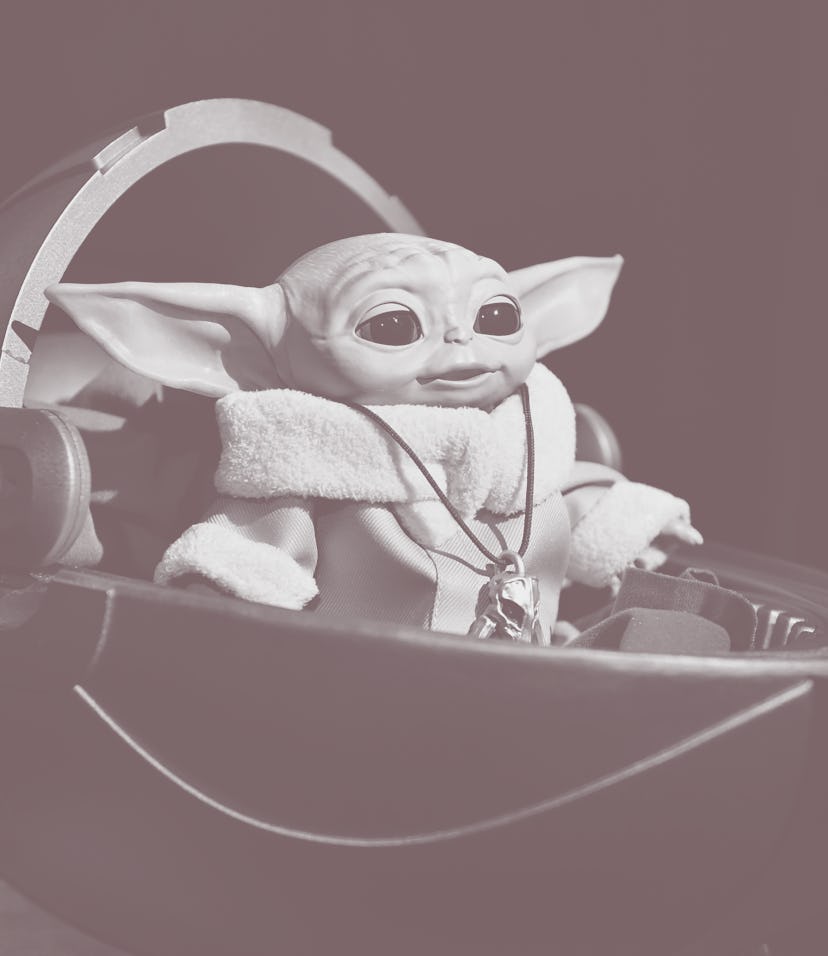 NEW YORK, NEW YORK - FEBRUARY 20: STAR WARS New York Toy Fair Product Showcase: THE MANDALORIAN And...