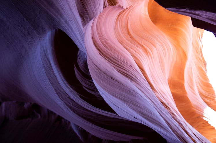 Antelope Canyon is a travel destination inspired by Pantone's Color of the Year 2022. 
