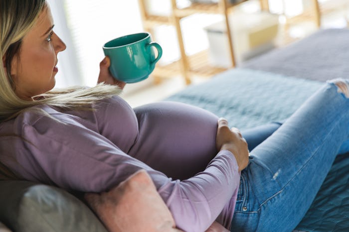 When your baby kicks your bladder, it's a sign that they're healthy and moving.