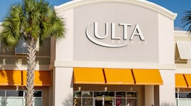 An Ulta Beauty store photographed from outside.