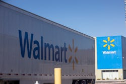 Sparks Nevada, USA - October 9, 2021: Walmart Distribution Center located in the Tahoe Reno Industr...