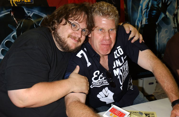 Guillermo Del Toro and Ron Perlman (Photo by Albert L. Ortega/WireImage)