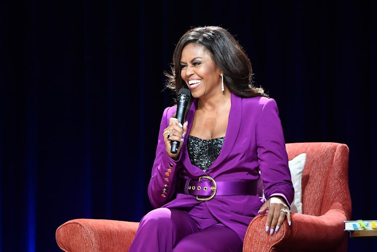 ATLANTA, GEORGIA - MAY 11:  Former First Lady Michelle Obama attends 'Becoming: An Intimate Conversa...